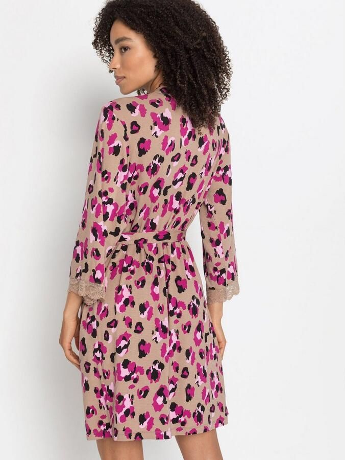 Lascana Kimono met mooie kantdetails (1 stuk)