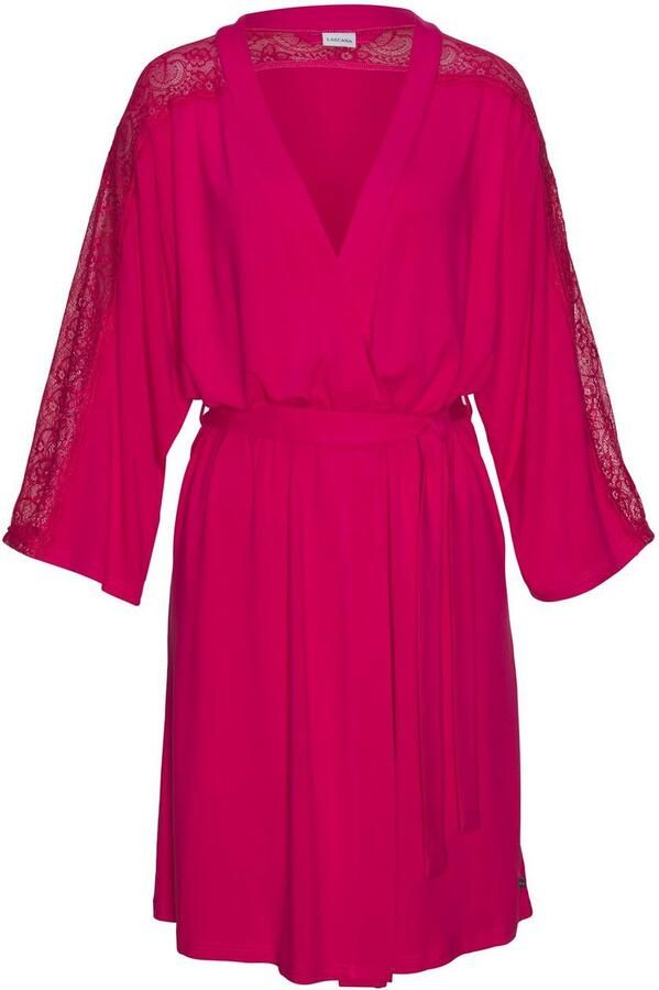 Lascana Kimono met mooie kantdetails - Foto 6