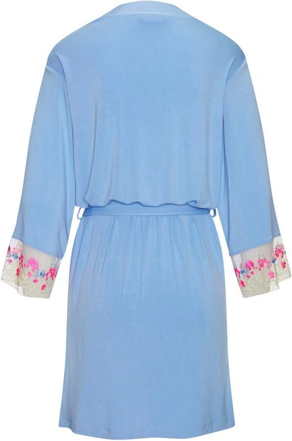 Lascana Kimono met mooie kanten inzetten - Foto 3