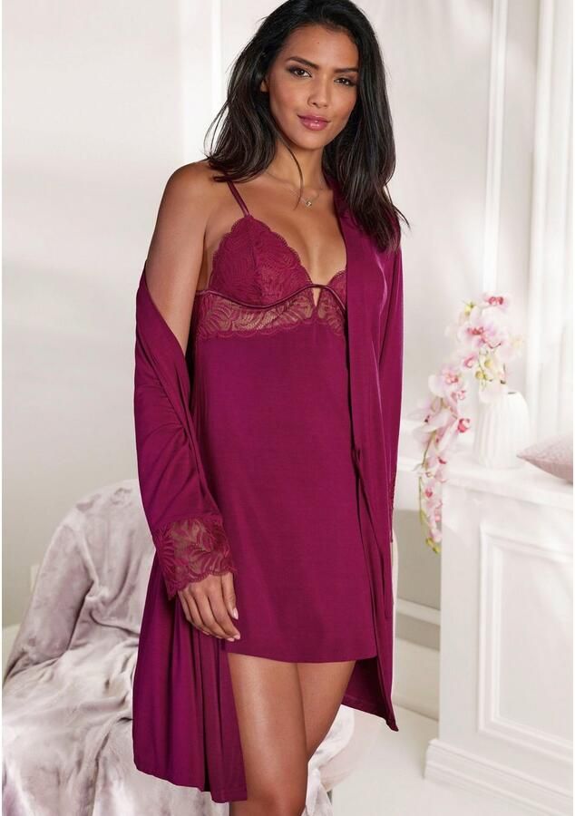 Lascana Kimono Mooie kantdetails - Foto 3