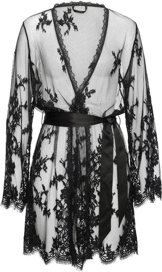 Lascana Kimono van prachtige eyelash-kant sexy lingerie verleiding ondergoed - Foto 4