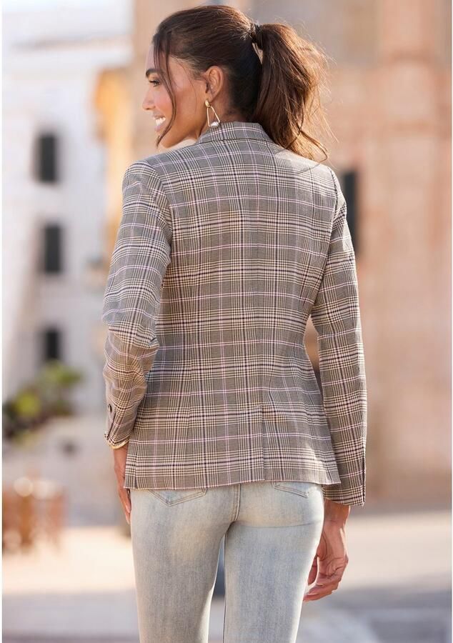 Lascana Korte blazer in klassieke vorm getailleerde damesblazer sportief elegant - Foto 6