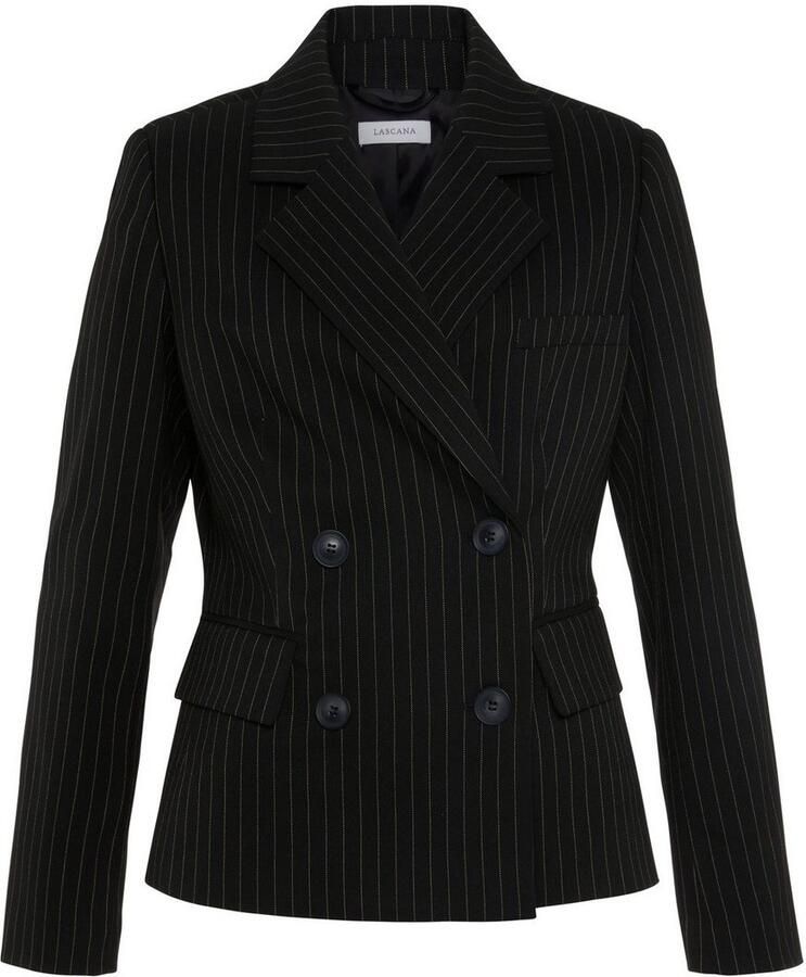 Lascana Korte blazer met dubbele knoopsluiting damesblazer sportief-elegant