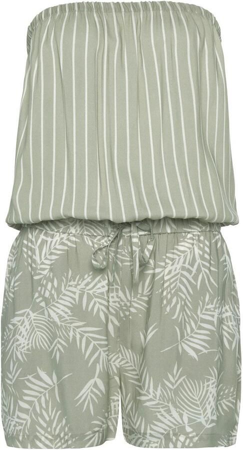 Lascana Korte jumpsuit met alloverprint zomerse jumpsuit bandeau - Foto 5