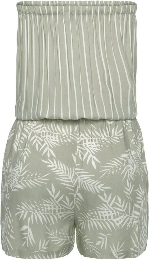 Lascana Korte jumpsuit met alloverprint zomerse jumpsuit bandeau - Foto 4