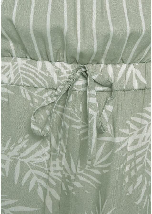 Lascana Korte jumpsuit met alloverprint zomerse jumpsuit bandeau - Foto 2