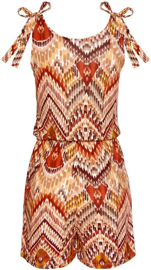 Lascana Korte jumpsuit met etnische print en zakken zomerse jumpsuit - Foto 5