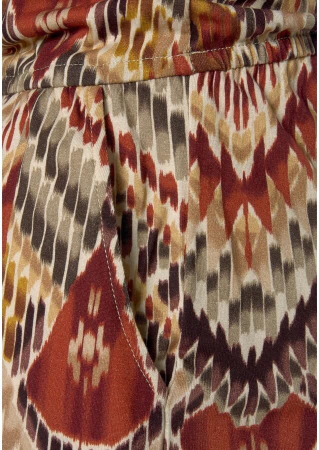 Lascana Korte jumpsuit met etnische print en zakken zomerse jumpsuit - Foto 2
