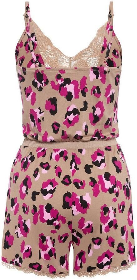 Lascana Korte jumpsuit met mooie kantdetails (set) - Foto 4