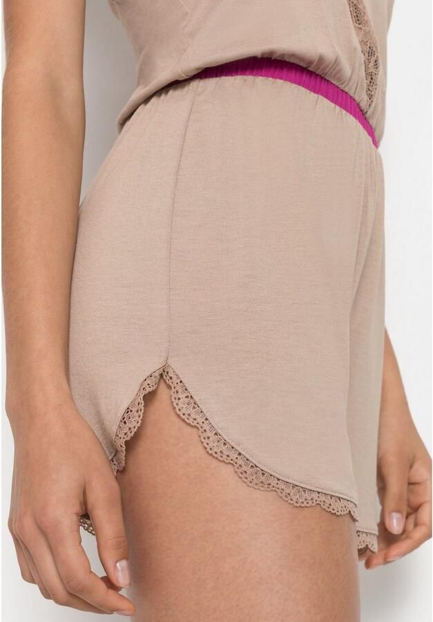 Lascana Korte jumpsuit met mooie kantdetails (set) - Foto 2