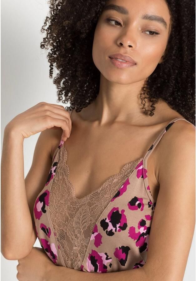 Lascana Korte jumpsuit met mooie kantdetails (set) - Foto 3