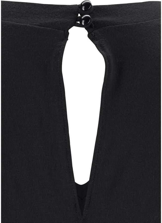 Lascana Korte jumpsuit met v-hals elastische jumpsuit met zakken