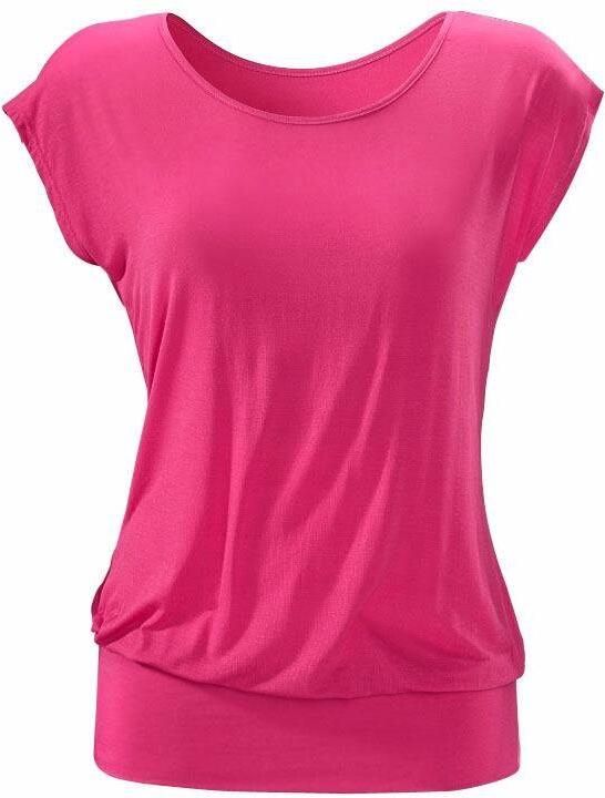 Lascana Lang shirt Met brede tailleband van zachte viscose-stretch - Foto 3