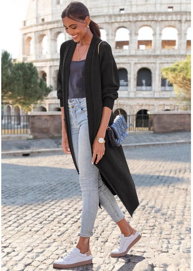 Lascana Lang vest heerlijk zacht breisel