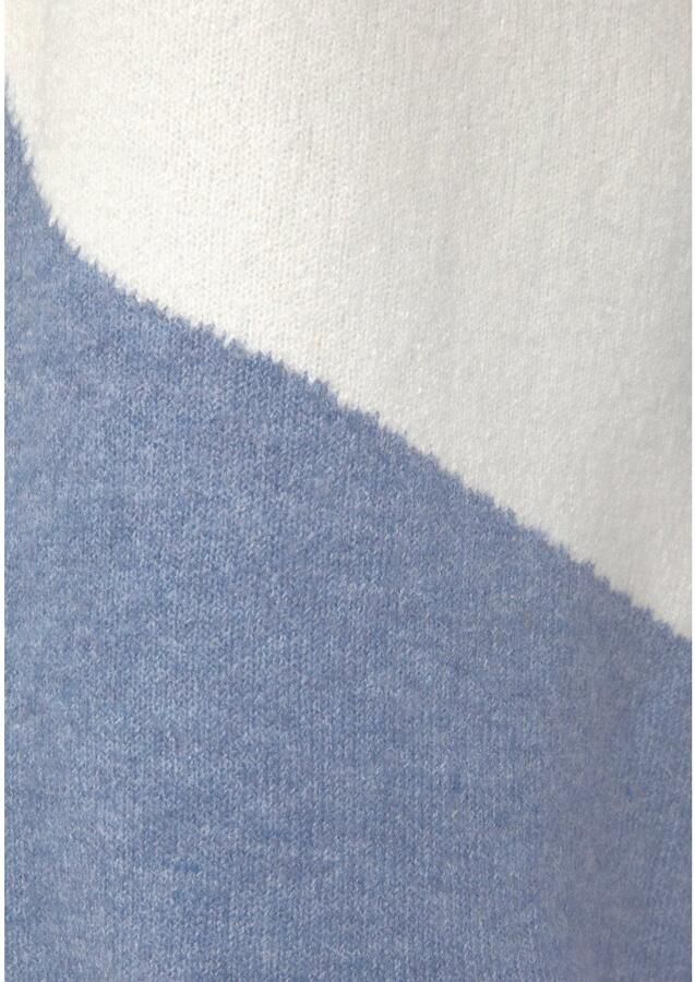 Lascana Lang vest met patroon zachte cardigan comfortabele pasvorm