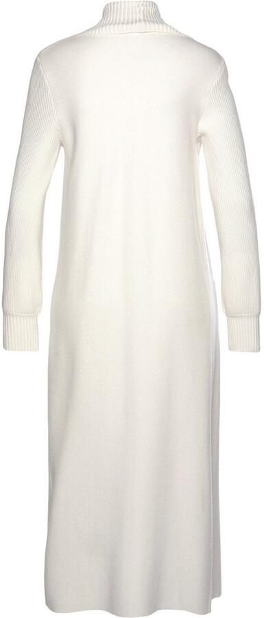 Lascana Lang vest met ribbrei-details en zakken casual gebreide mantel - Foto 8