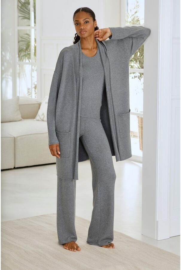 Lascana Lang vest van hoogwaardige brei - Foto 2