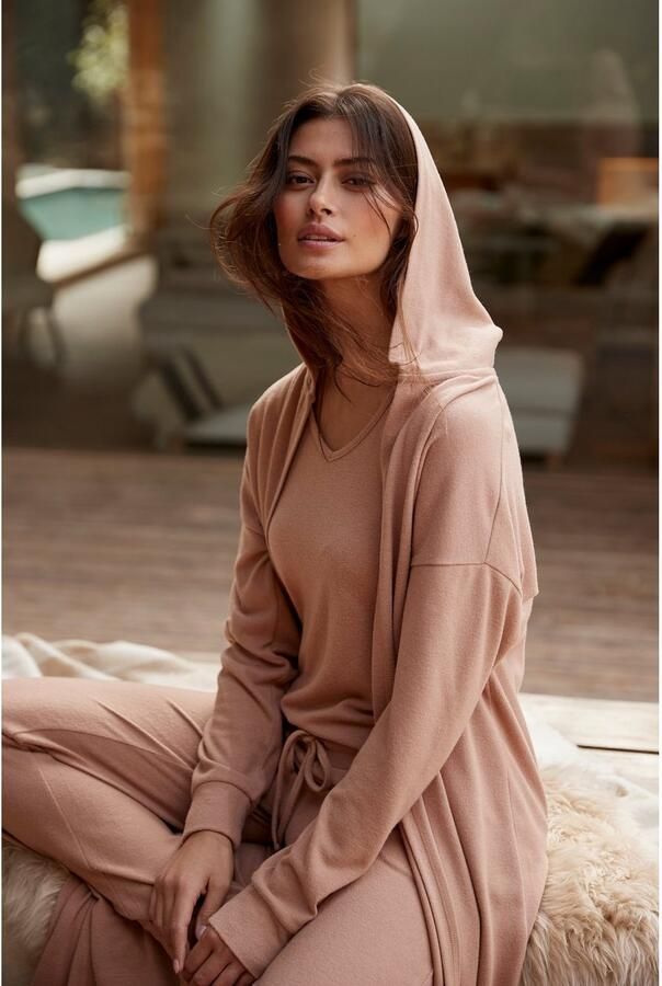 Lascana Lang vest van zacht breiwerk loungewear - Foto 3