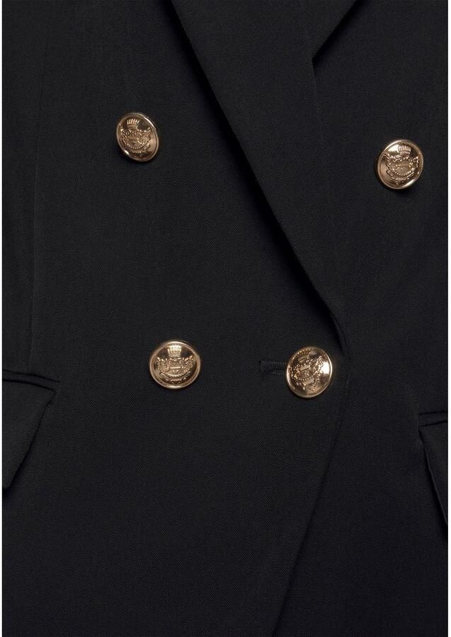 Lascana Lange blazer met goudkleurige knopen elegante damesblazer business-look - Foto 2