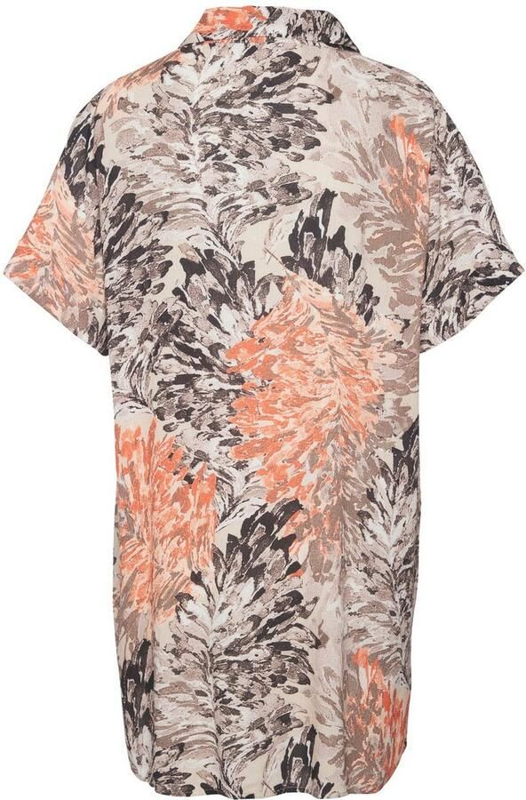 Lascana Lange blouse met bloemenprint zomerse hemdblouse met knoopsluiting - Foto 4