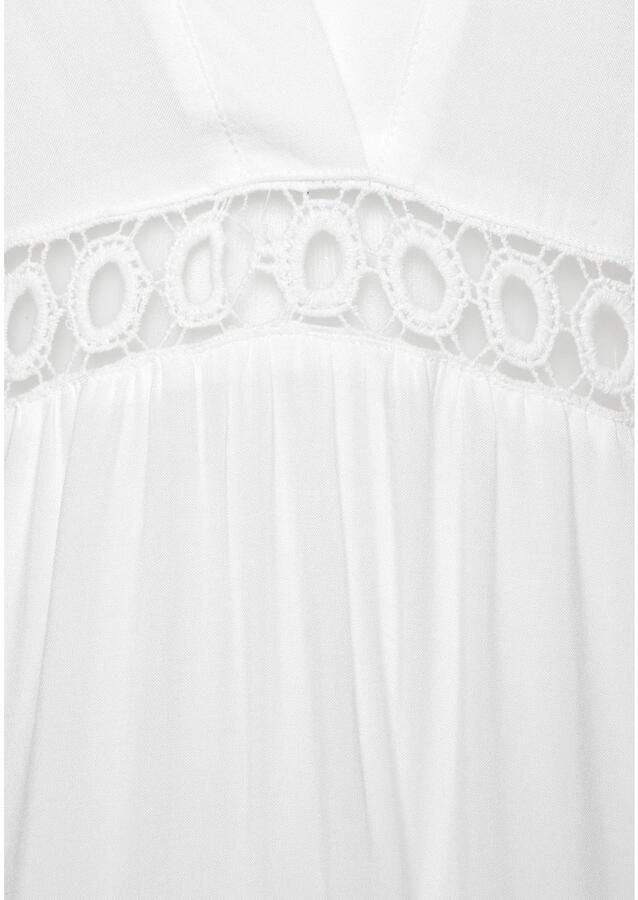 Lascana Lange blouse met kanten inzetstukken tuniek blousejurk strandkleding - Foto 3