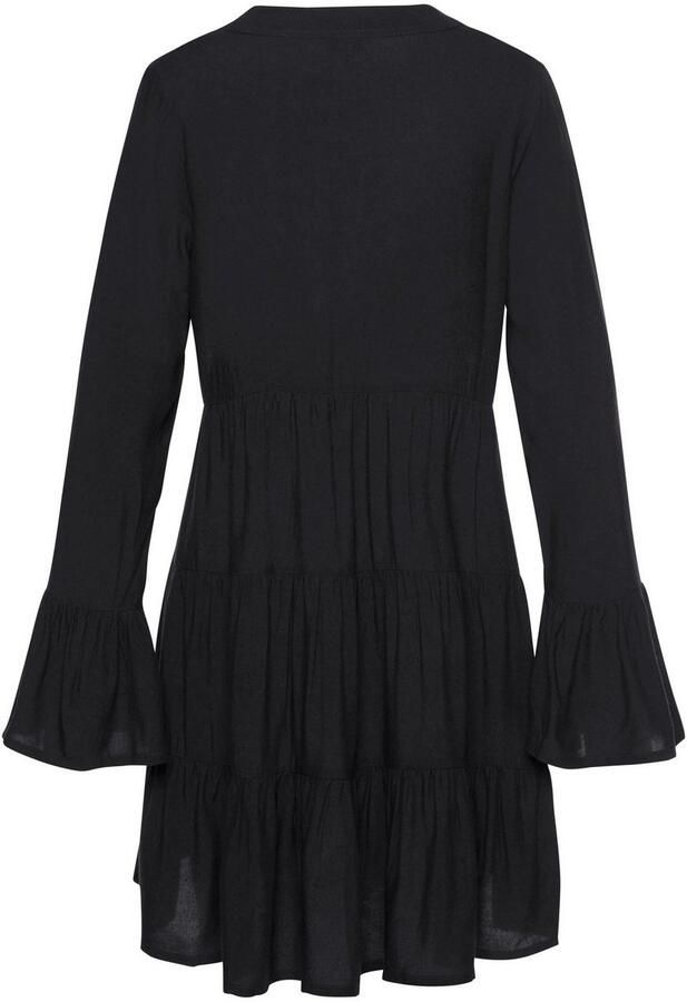 Lascana Lange blouse met kanten inzetstukken tuniek blousejurk strandkleding - Foto 3