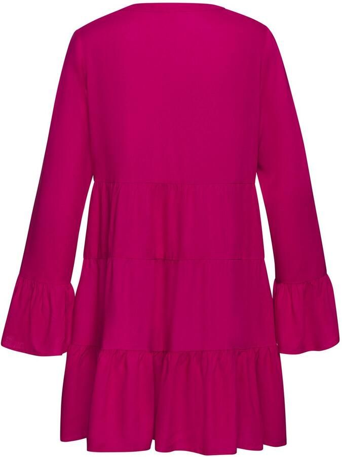 Lascana Lange blouse met kanten inzetstukken tuniek blousejurk strandkleding - Foto 2