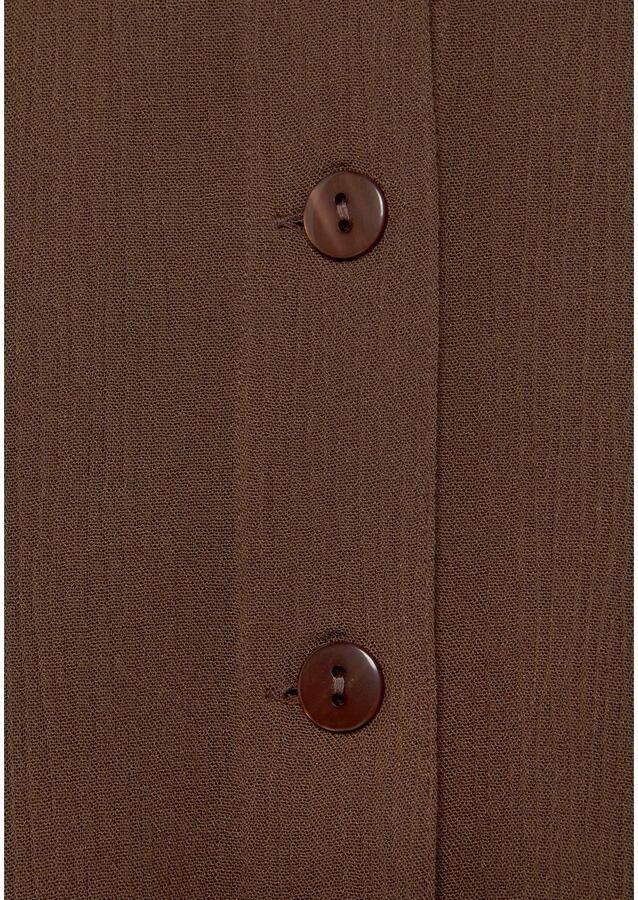 Lascana Lange blouse met knoopsluiting blouse met korte mouwen blousejurk zomers - Foto 2