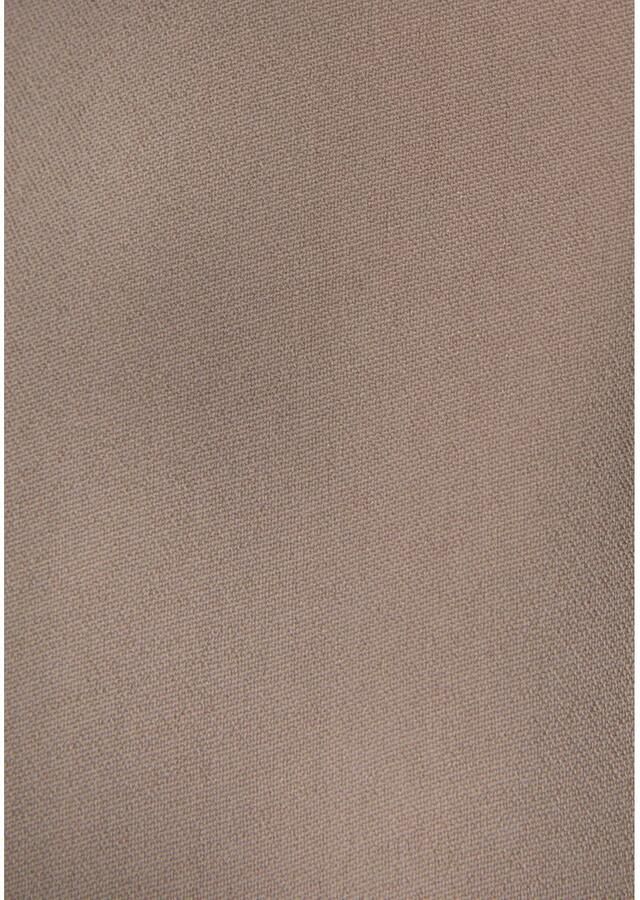 Lascana Lange blouse van glad materiaal loszittende blousejurk (Met riem in leer-look)