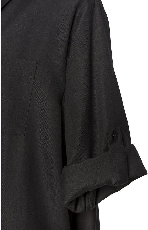 Lascana Lange blouse van lichte stof met linnenpercentage luchtige blousejurk - Foto 4