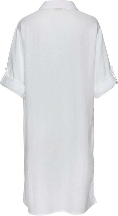 Lascana Lange blouse van lichte stof met linnenpercentage luchtige blousejurk - Foto 6