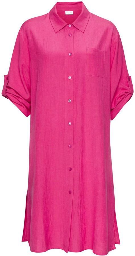 Lascana Lange blouse van lichte stof met linnenpercentage luchtige blousejurk - Foto 4