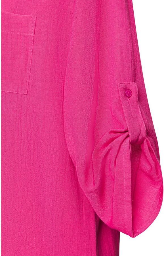 Lascana Lange blouse van lichte stof met linnenpercentage luchtige blousejurk - Foto 3