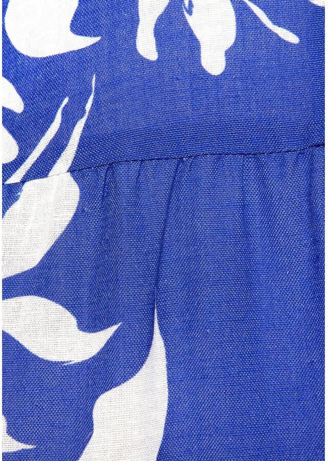 Lascana Lange blouse van zachte geweven stof met linnen aandeel zomerse tuniek - Foto 2