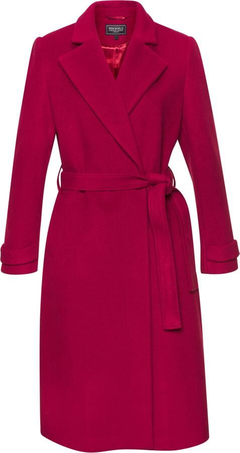 Lascana Lange jas met reverskraag elegante damesjas (Met een bindceintuur) - Foto 3