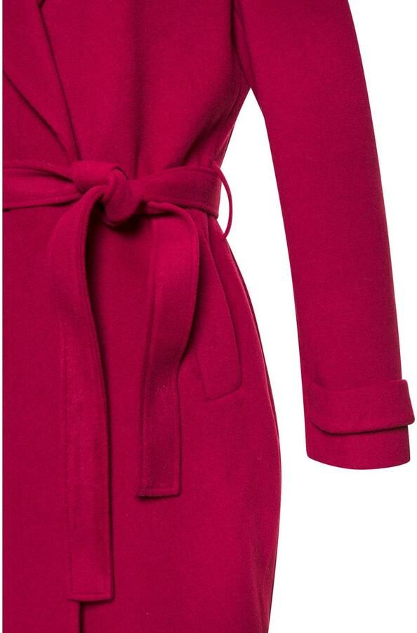 Lascana Lange jas met reverskraag elegante damesjas (Met een bindceintuur) - Foto 2