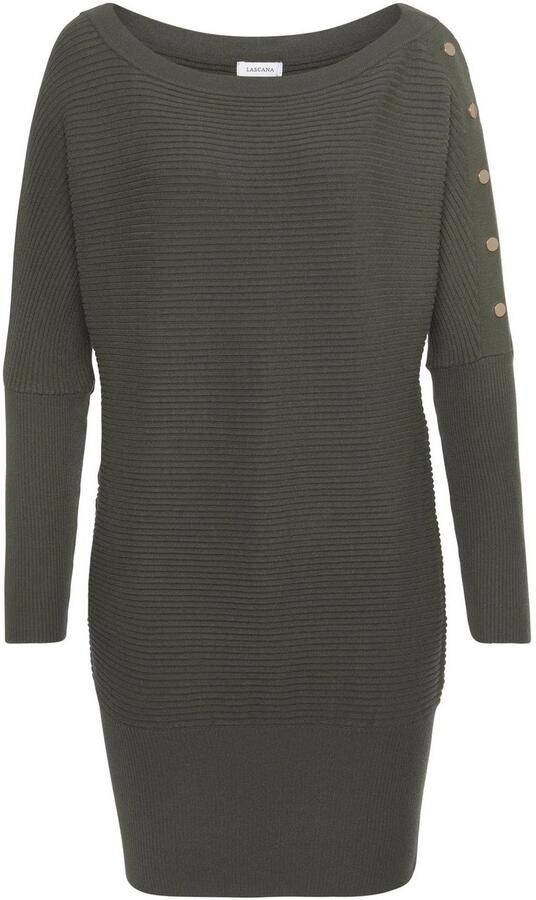 Lascana Lange trui met decoratieve accessoires op de mouw elegante gebreide trui - Foto 7