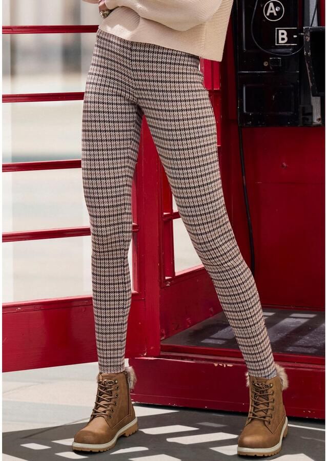 Lascana Legging gemaakt van jacquard stof - Foto 5