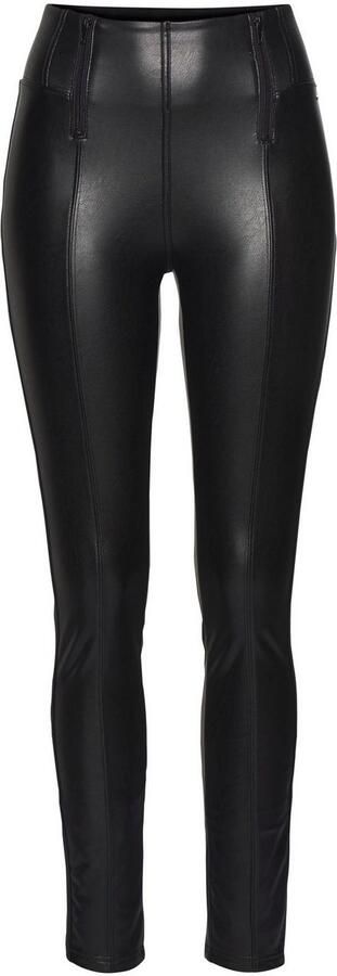 Lascana Legging in leer-look met ritsen loungewear - Foto 6