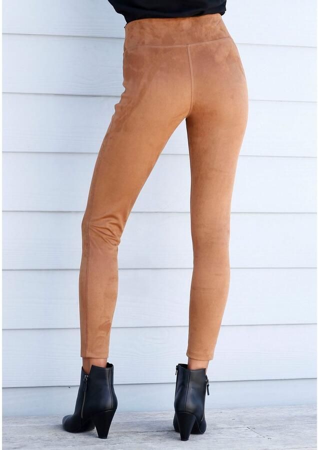 Lascana Legging in suèdeleer-look - Foto 3