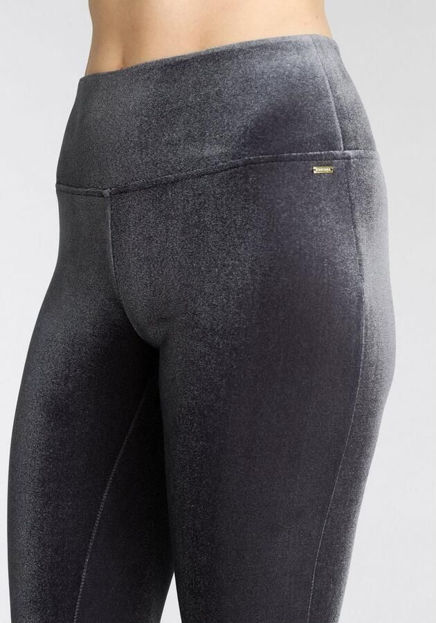 Lascana Legging in zachte elastische velourslook - Foto 6