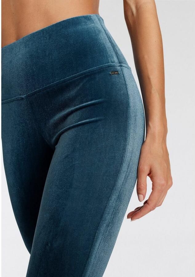 Lascana Legging in zachte elastische velourslook - Foto 4