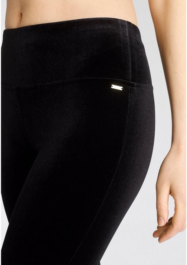 Lascana Legging in zachte elastische velourslook - Foto 3