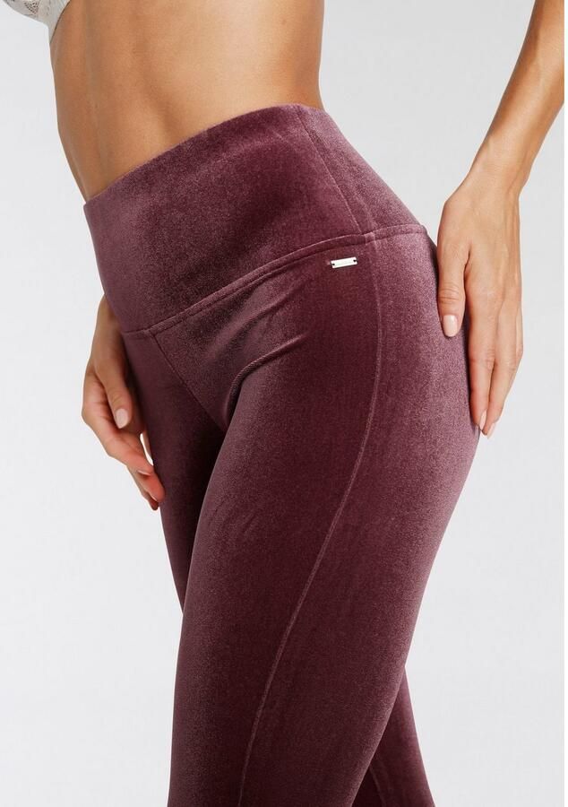 Lascana Legging in zachte elastische velourslook - Foto 4