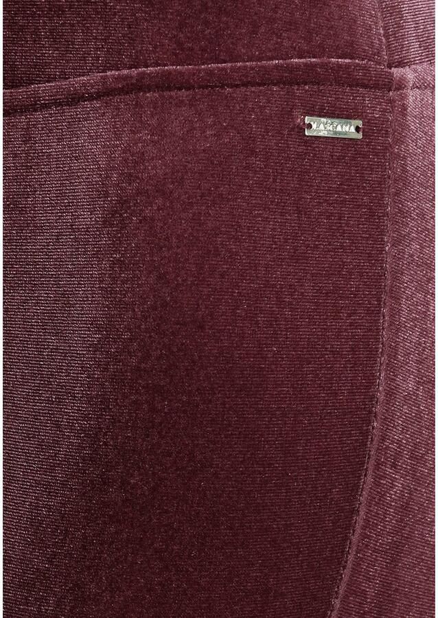 Lascana Legging in zachte elastische velourslook