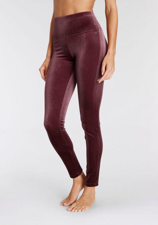 Lascana Legging in zachte elastische velourslook - Foto 6