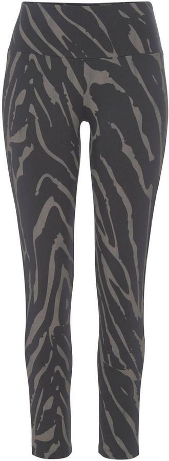 Lascana Legging -Loungebroek met zebramotief en brede band loungewear - Foto 7