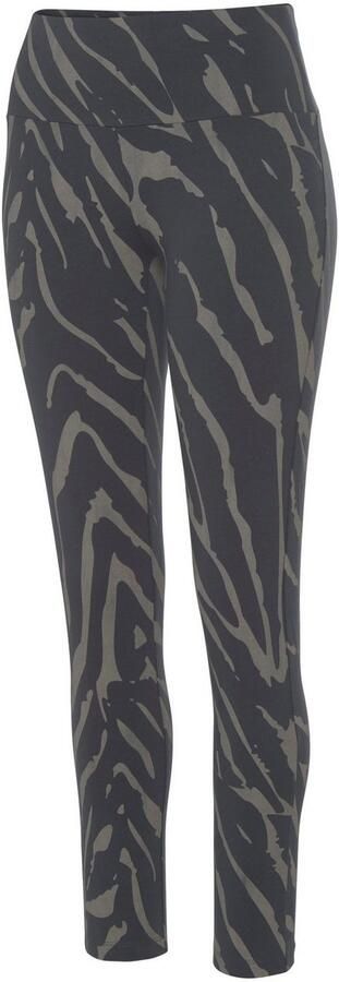 Lascana Legging -Loungebroek met zebramotief en brede band loungewear - Foto 6