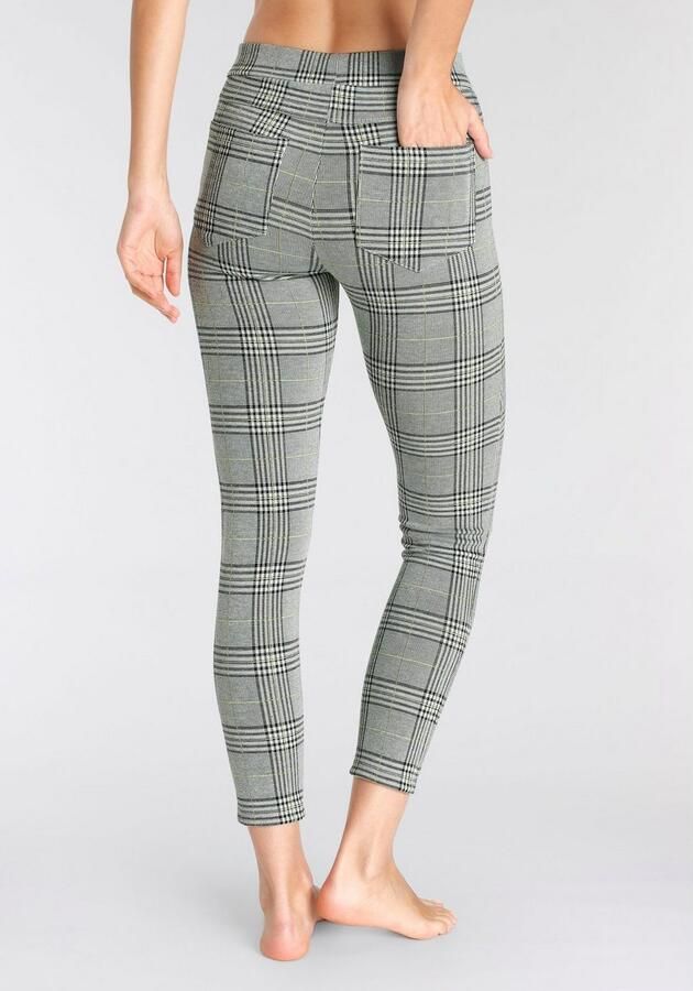 Lascana Legging met ajour ruitpatroon - Foto 8