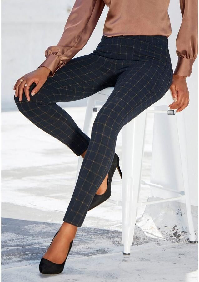 Lascana Legging met geruit design - Foto 2
